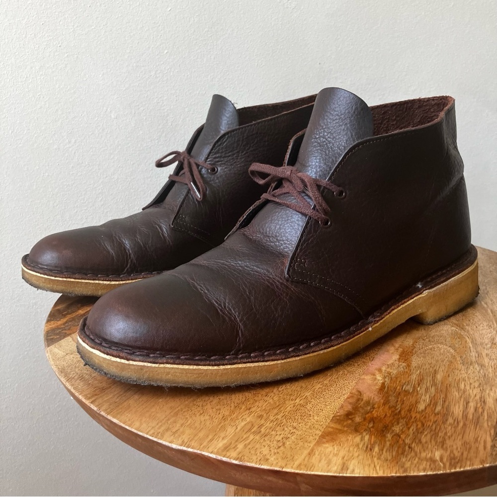 Clarks Originals | Waxed Full Grain Leather Desert Boot